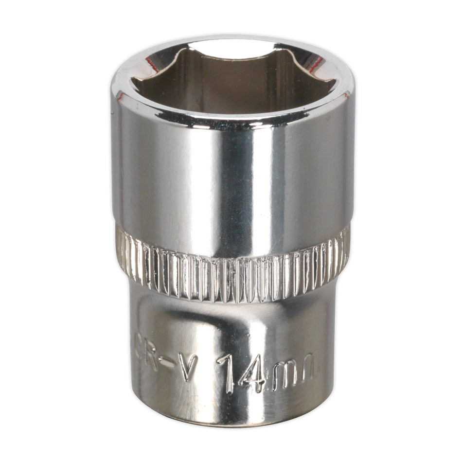 SP3814 Premier Fully Polished Socket 3/8"Sq Drive 14mm
