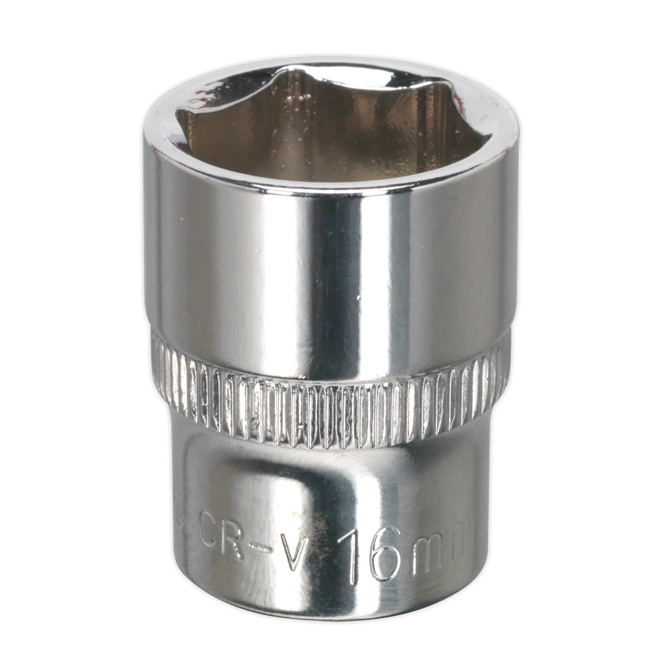 SP3816 Premier Fully Polished Socket 3/8"Sq Drive 16mm