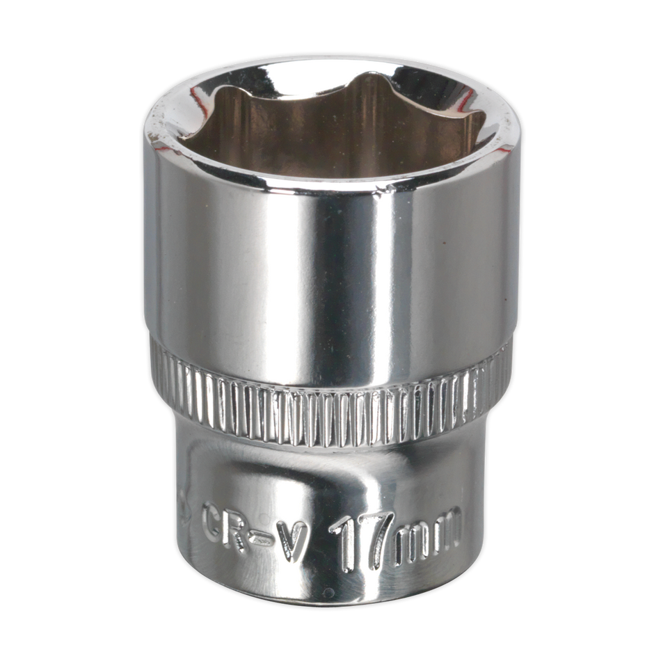 SP3817 Premier Fully Polished Socket 3/8"Sq Drive 17mm
