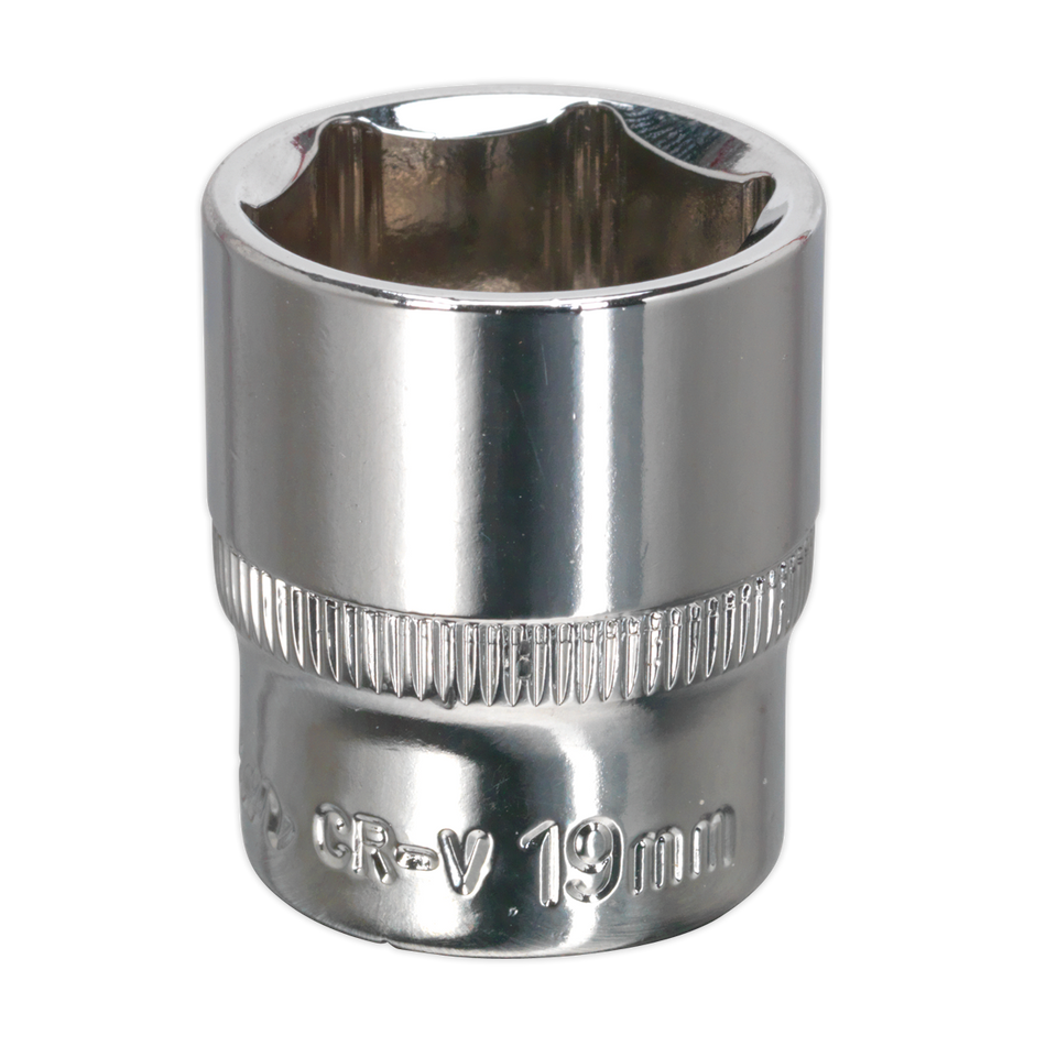 SP3819 Premier Fully Polished Socket 3/8"Sq Drive 19mm