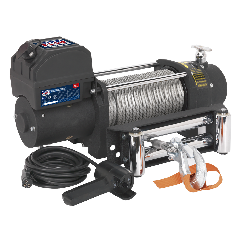 SRW4300 Self-Recovery Winch 4300kg (9500lb) Line Pull 12V