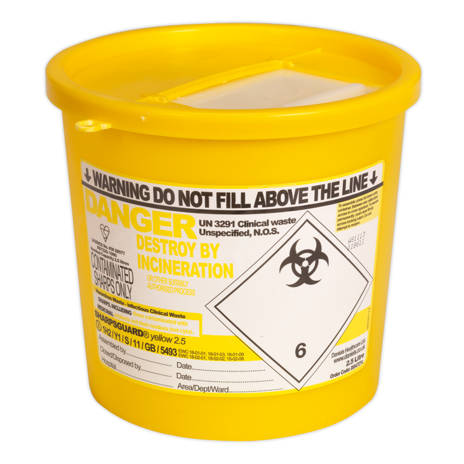 SSP250 Sharps Bin 2.5L