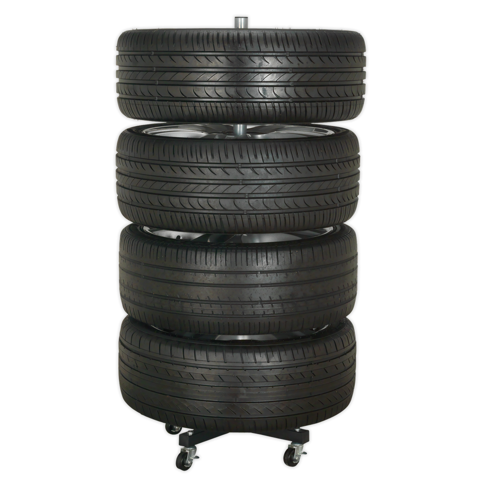 STR004 Wheel Storage Trolley 100kg Capacity