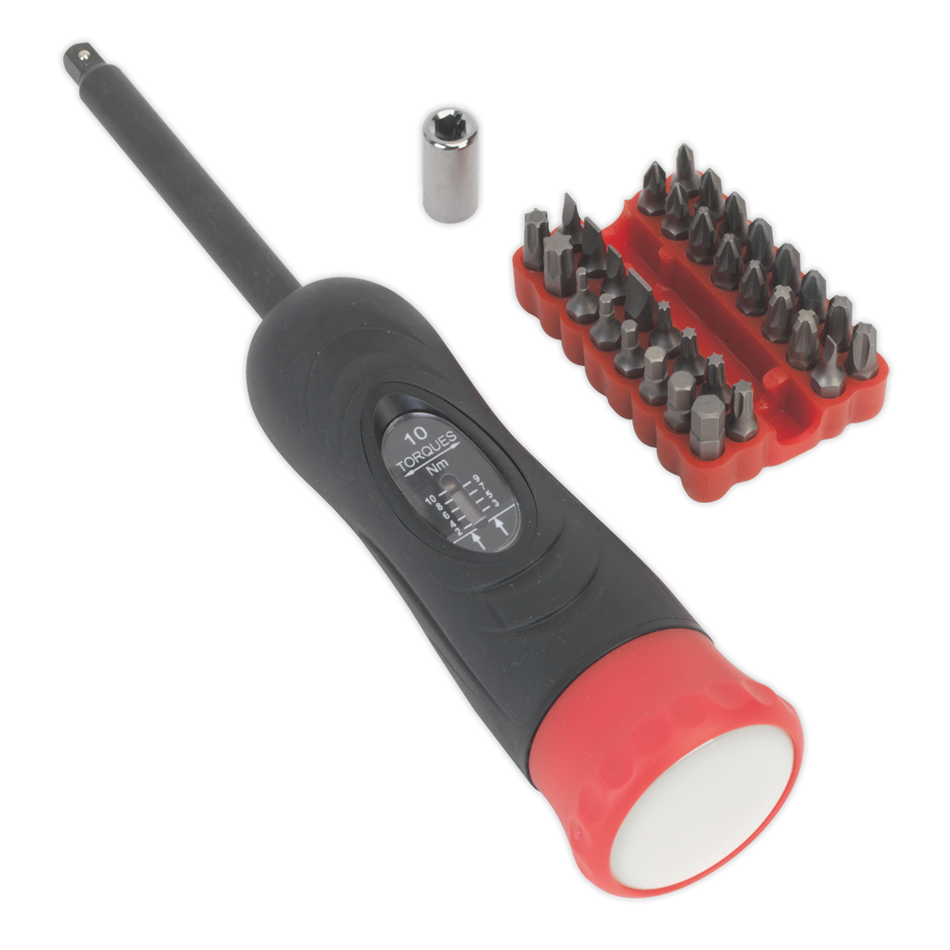 STS100 Premier Digital Torque Screwdriver Set 1/4"Sq Drive 2-10Nm 34pc