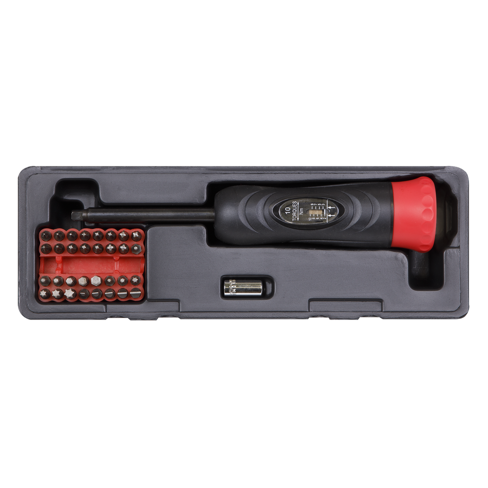 STS100 Premier Digital Torque Screwdriver Set 1/4"Sq Drive 2-10Nm 34pc