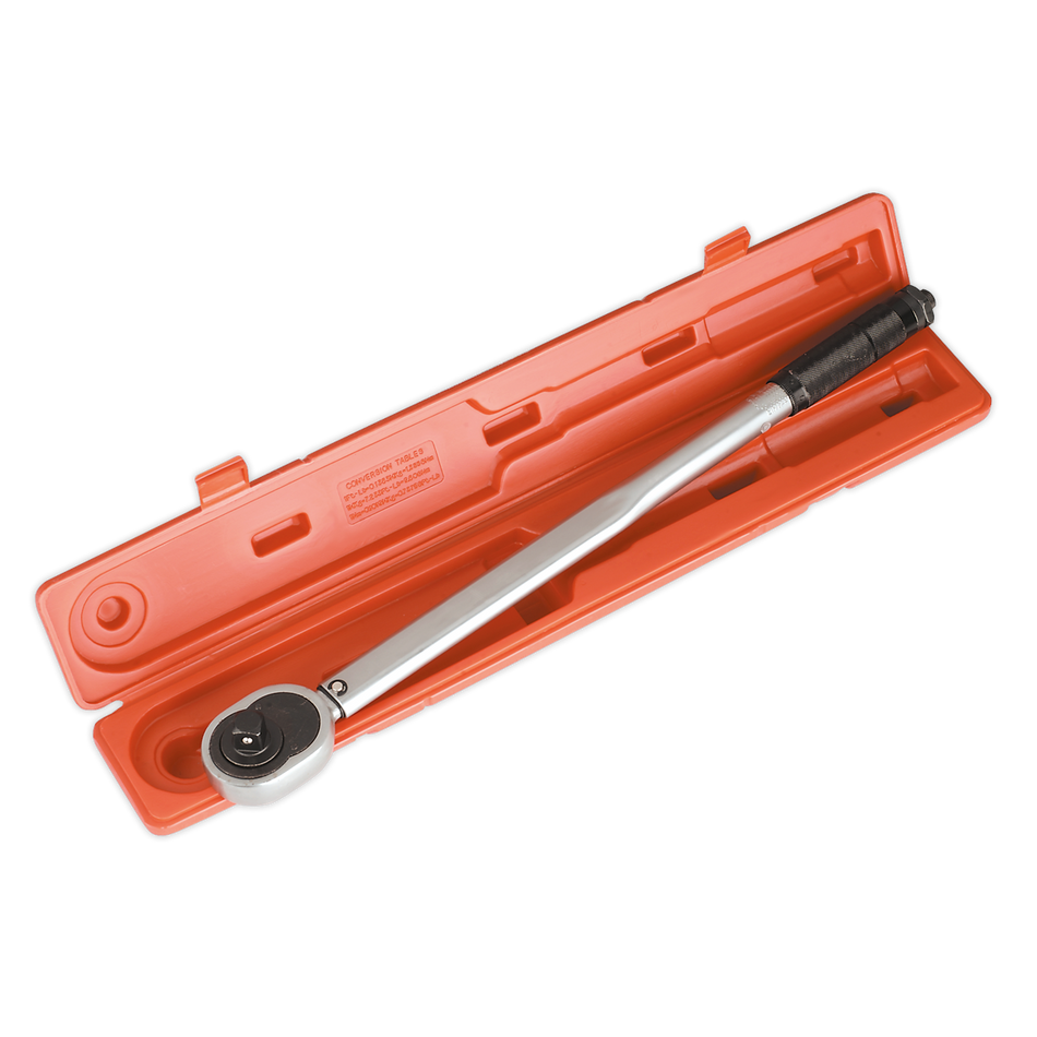STW103 Premier Calibrated Micrometer Style Torque Wrench 3/4"Sq Drive 70-420Nm