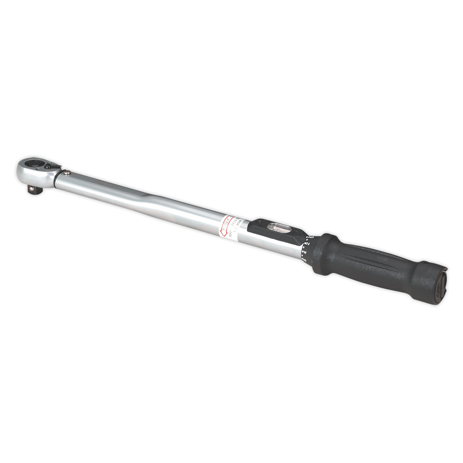 STW201 Premier Calibrated Locking Micrometer Style Torque Wrench 1/2"Sq Drive 40-210Nm