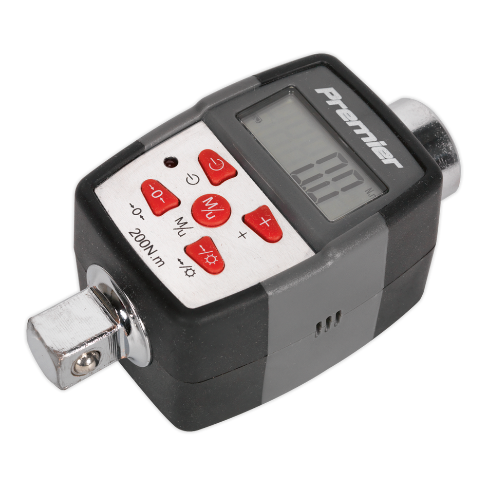 STW291 Premier Digital Torque Adaptor with Angle Function 1/2"Sq Drive 20-200Nm