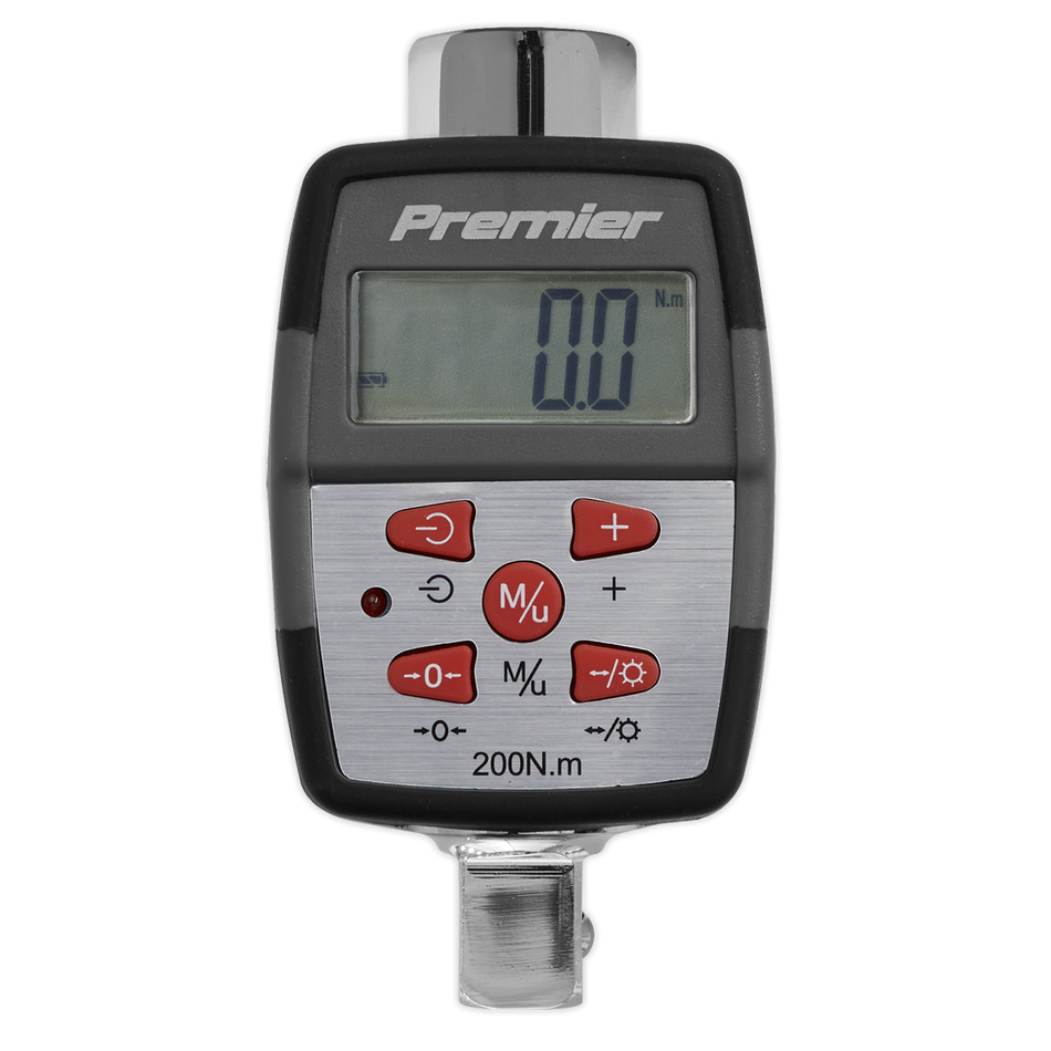 STW291 Premier Digital Torque Adaptor with Angle Function 1/2"Sq Drive 20-200Nm