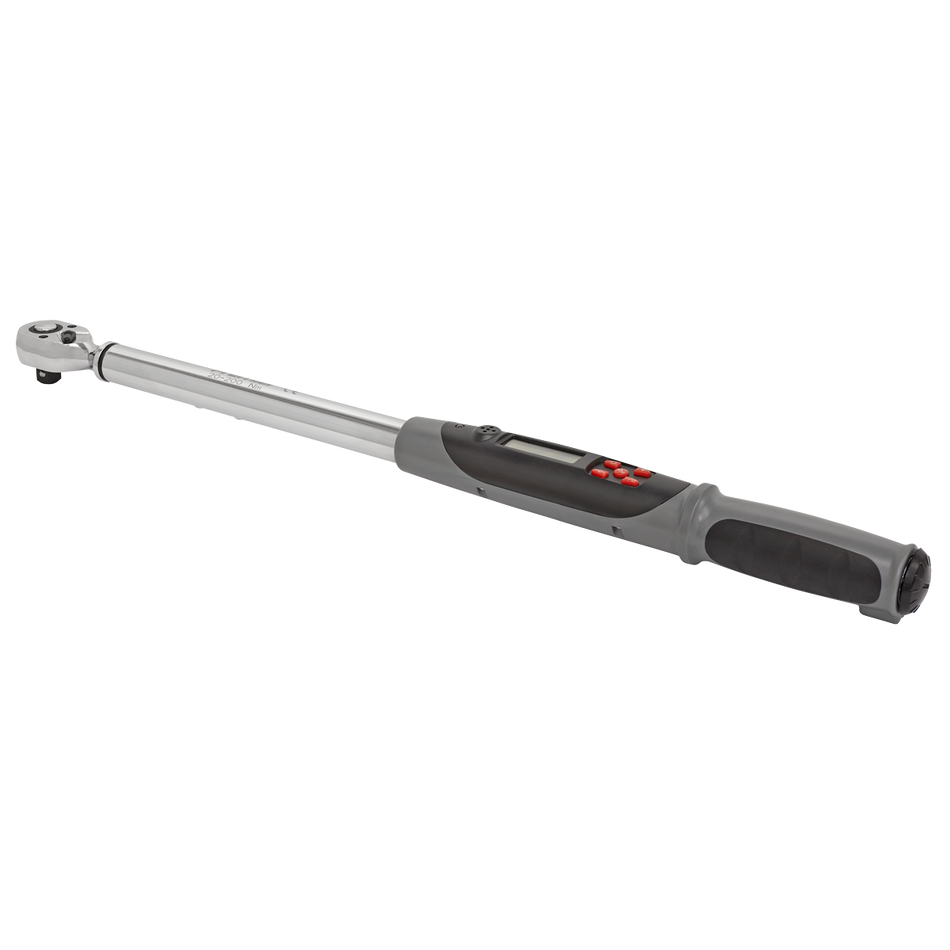 STW306 Premier Digital Torque Wrench with Angle Function 1/2"Sq Drive 20-200Nm