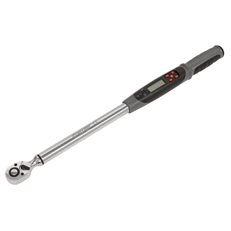 STW306 Premier Digital Torque Wrench with Angle Function 1/2"Sq Drive 20-200Nm