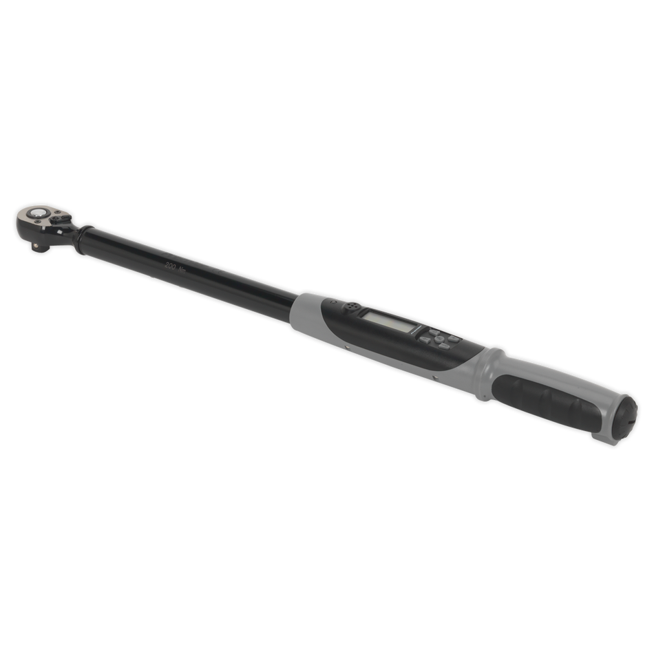 STW306B Premier Black Digital Torque Wrench with Angle Function 1/2"Sq Drive 20-200Nm