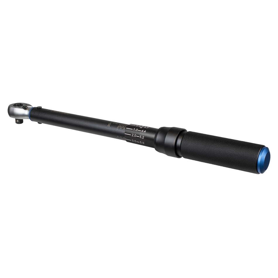 STW903B Torque Wrench Micrometer 3/8"Sq Drive Calibrated 20-120Nm - Premier Black