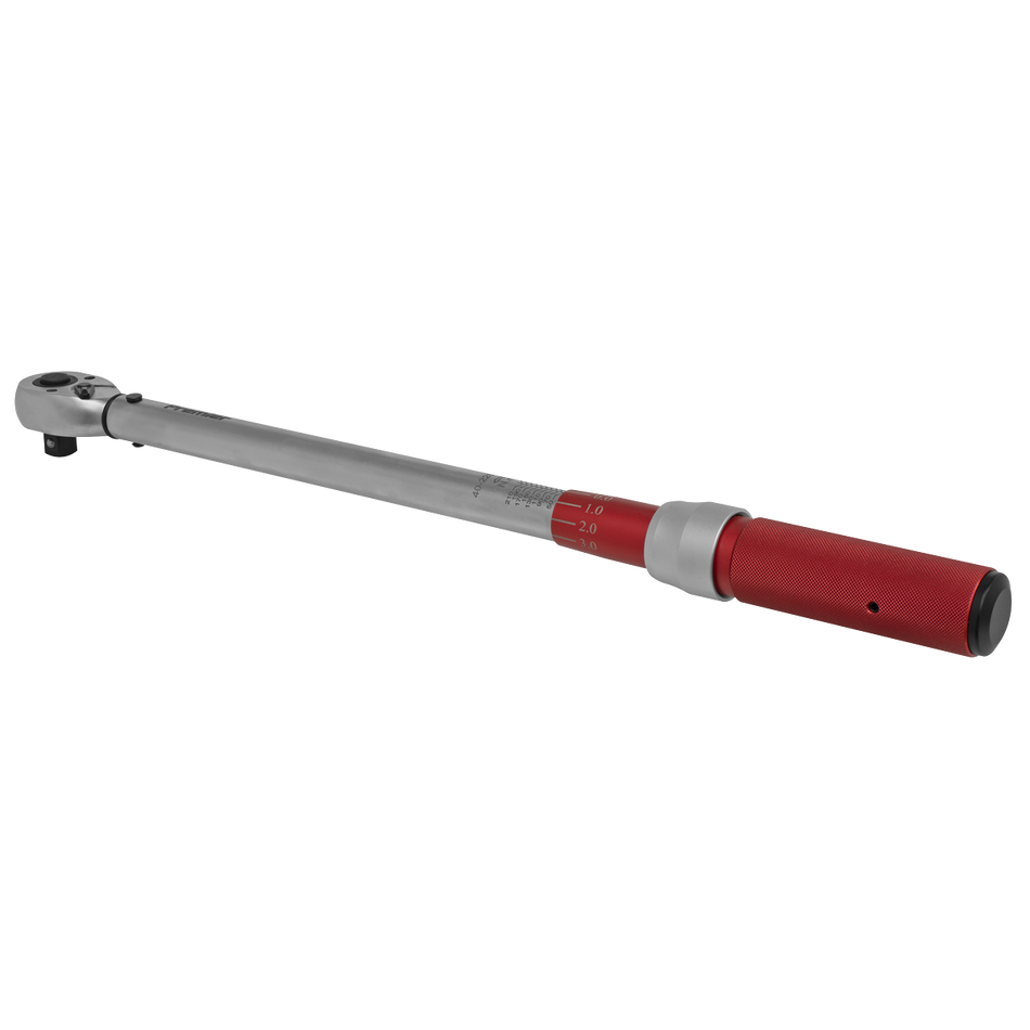STW904 Premier Calibrated Micrometer Torque Wrench 1/2"Sq Drive 40-220Nm