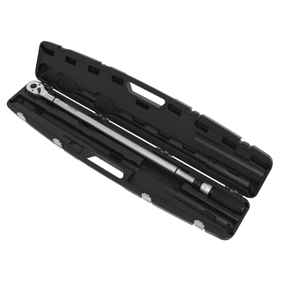 STW906 Premier Calibrated Micrometer Torque Wrench 3/4"Sq Drive 100-600Nm