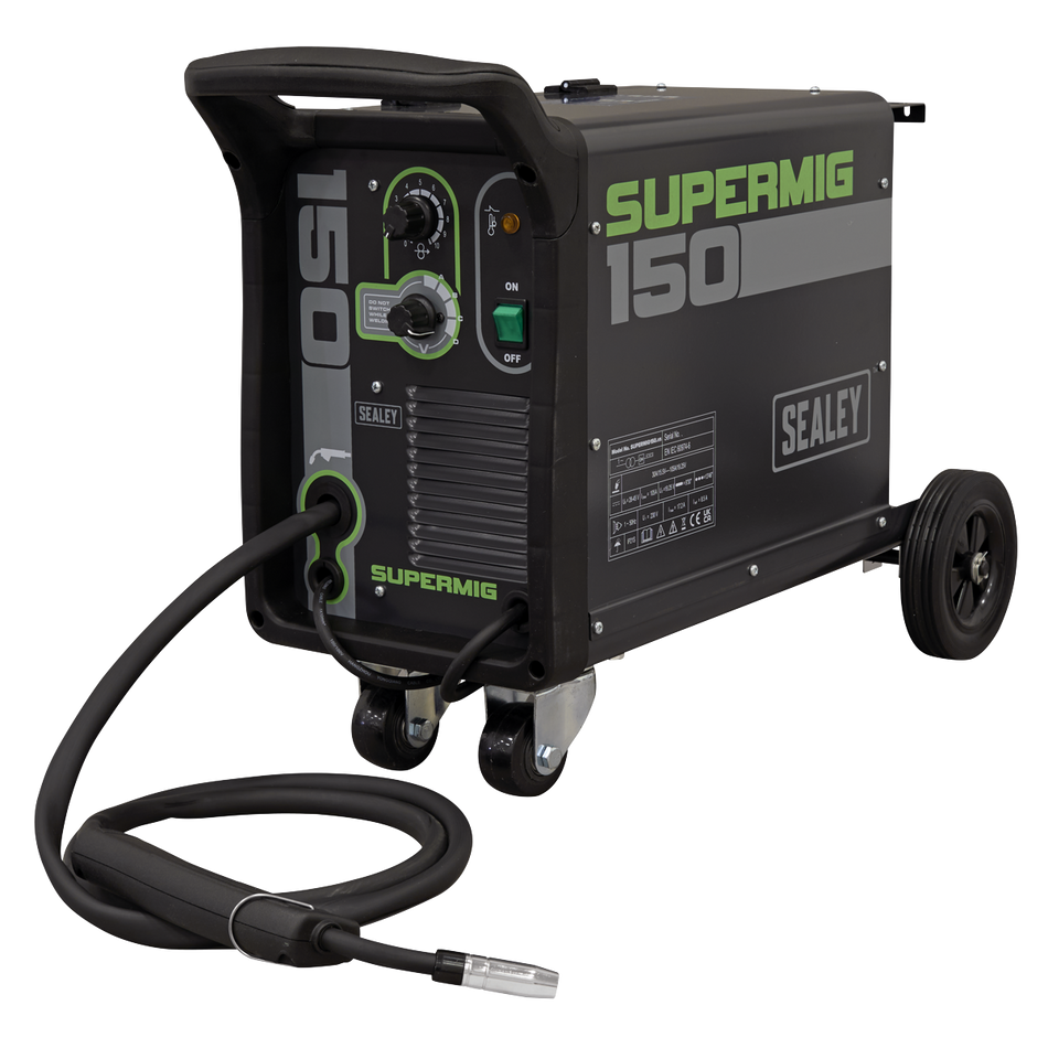 SUPERMIG150 Gas/Gasless MIG Welder 150A 230V