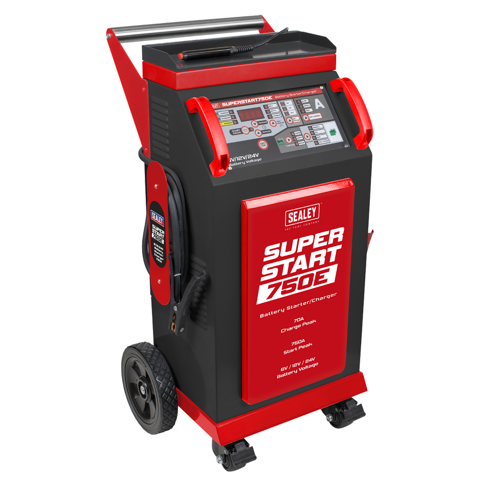 SUPERSTART750E 6/12/24V Battery Starter/Charger 750A