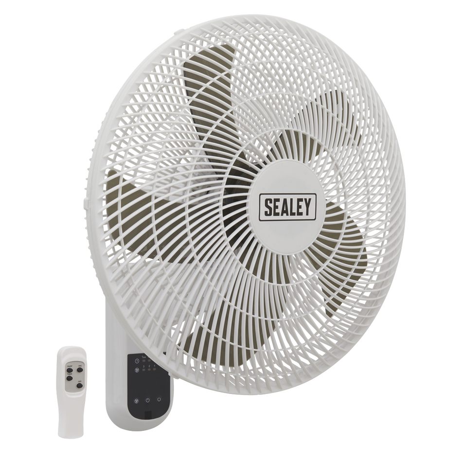 SWF18WR 3-Speed Wall Fan with Remote Control 18" 230V