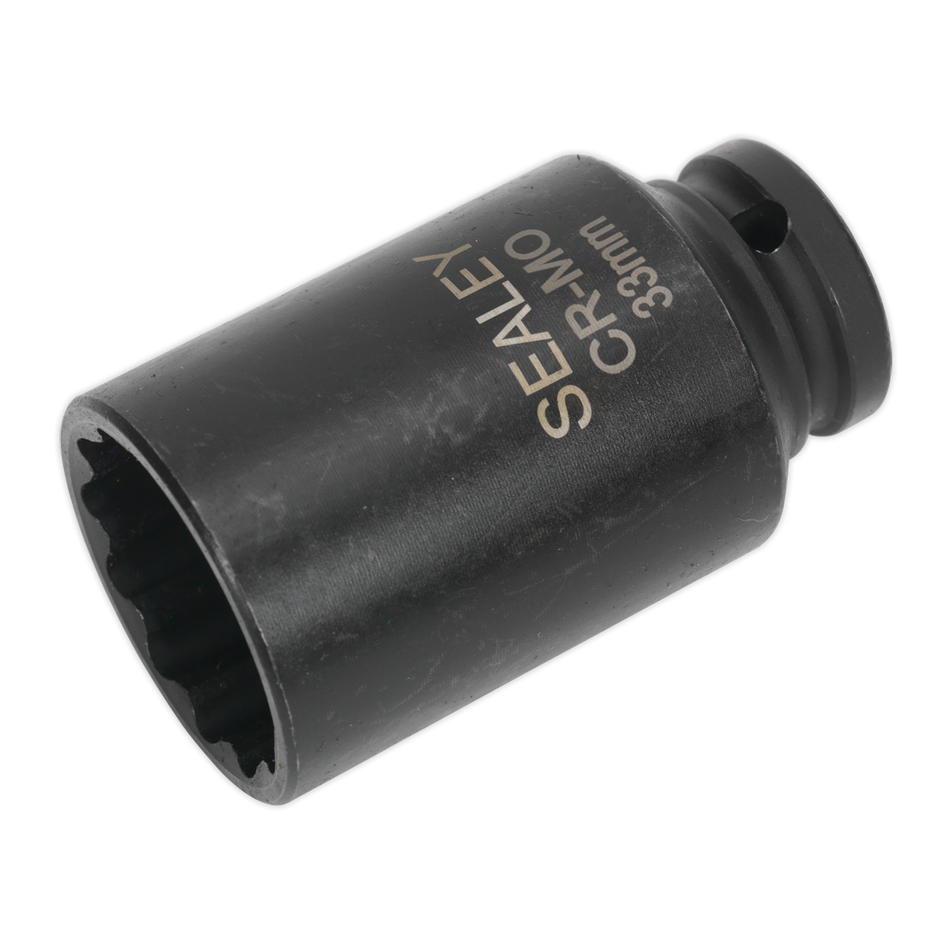 SX0041 Premier Bi-Hex Deep Impact Socket 1/2"Sq Drive 33mm