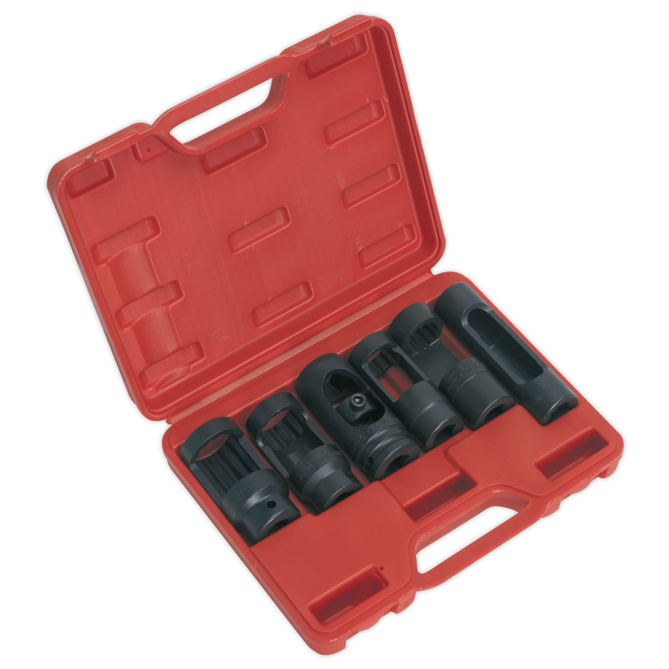 SX0401 Diesel Injector Window Socket Set 1/2"Sq Drive 6pc