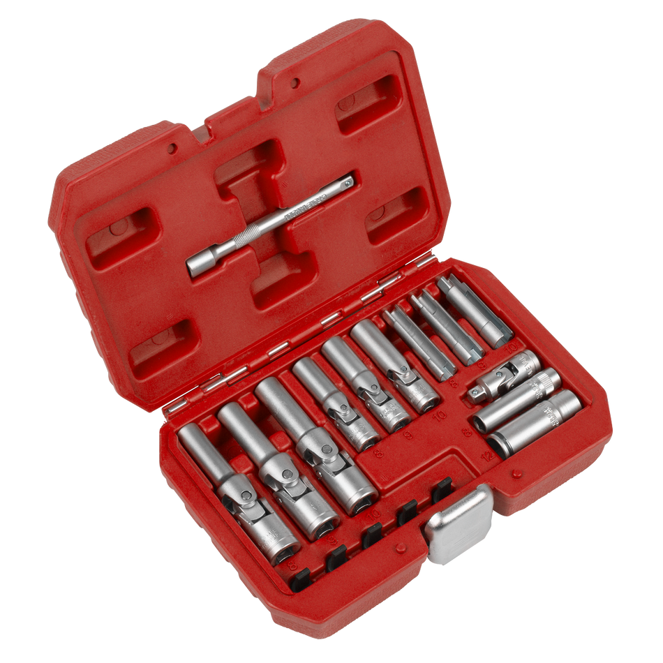 SX4031 Glow Plug Socket Set 18pc 1/4"Sq & 3/8"Sq Drive