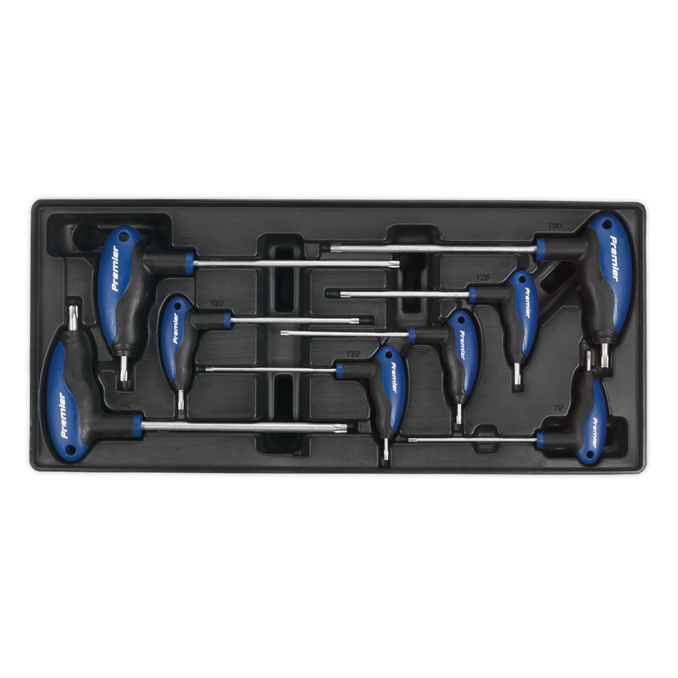 TBT05 Premier T-Handle TRX-Star* Key Set with Tool Tray 8pc