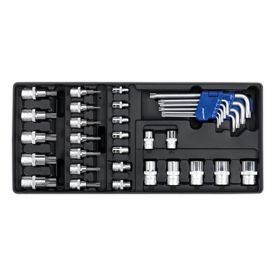 TBT08 Premier TRX-Star* Key Socket Bit & Socket Set with Tool Tray 35pc