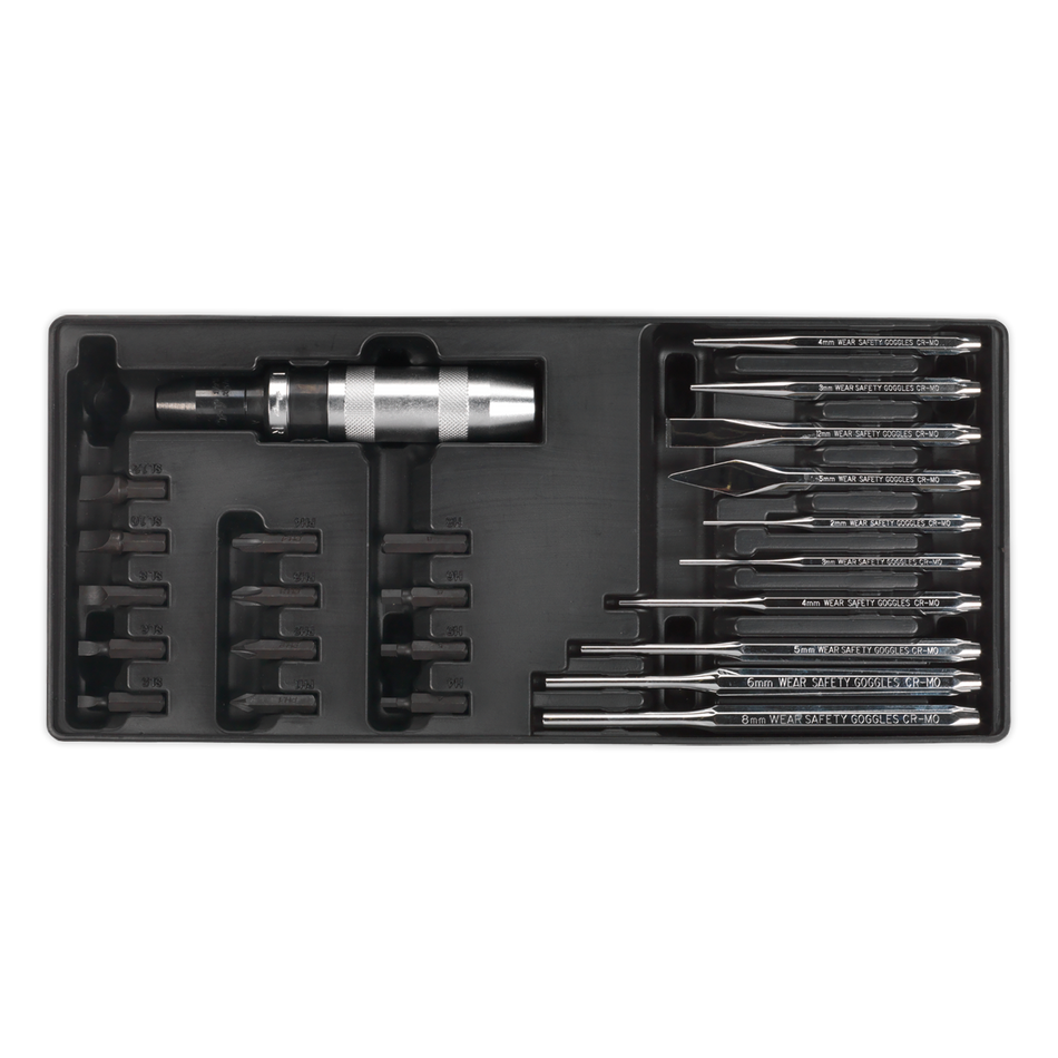 TBT18 Premier Punch & Impact Driver Set with Tool Tray 25pc