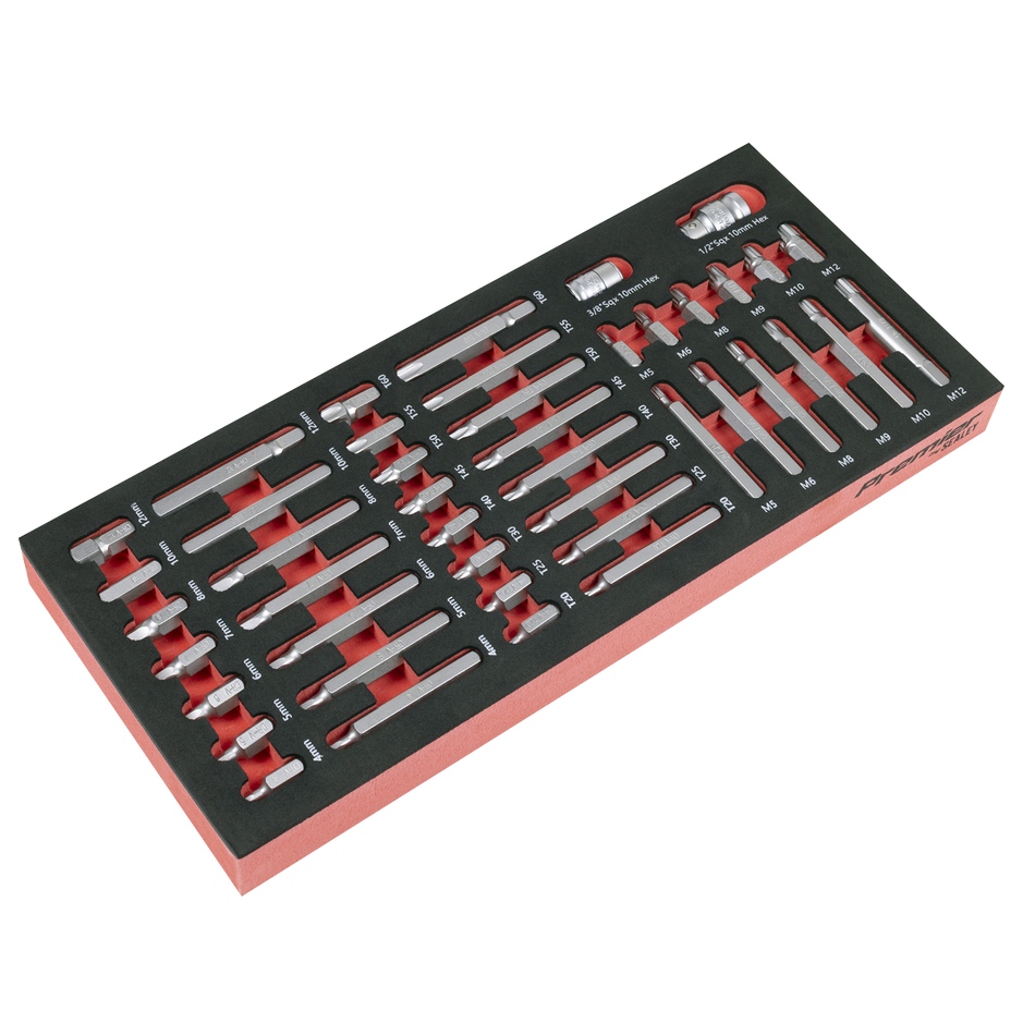 TBT60 TRX-Star* Hex & Spline Bit Set with Tool Tray 44pc