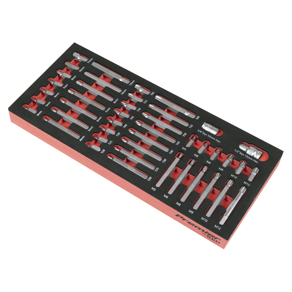 TBT60 TRX-Star* Hex & Spline Bit Set with Tool Tray 44pc