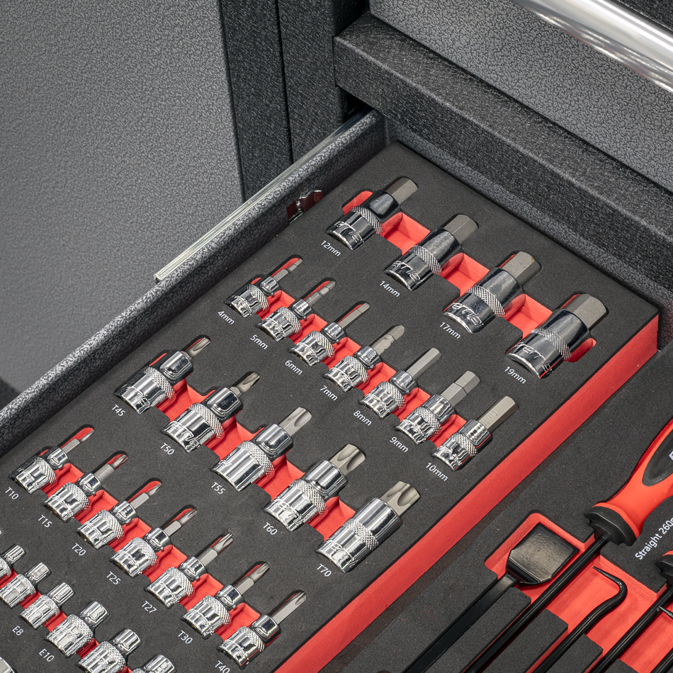 TBT61 Socket Bit Set with Tool Tray 37pc