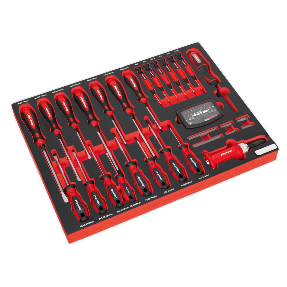 TBTP04 Premier Platinum Screwdriver Set with Tool Tray 72pc