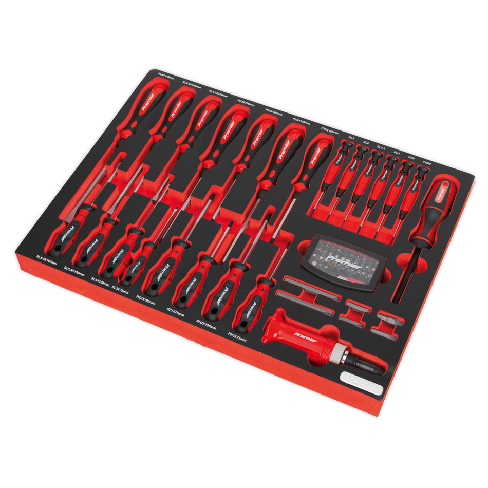 TBTP04 Premier Platinum Screwdriver Set with Tool Tray 72pc