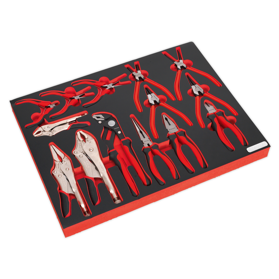 TBTP05 Premier Platinum Pliers Set with Tool Tray 14pc