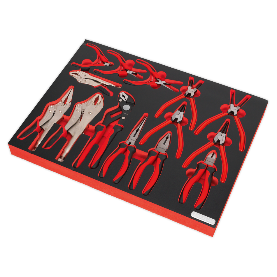 TBTP05 Premier Platinum Pliers Set with Tool Tray 14pc