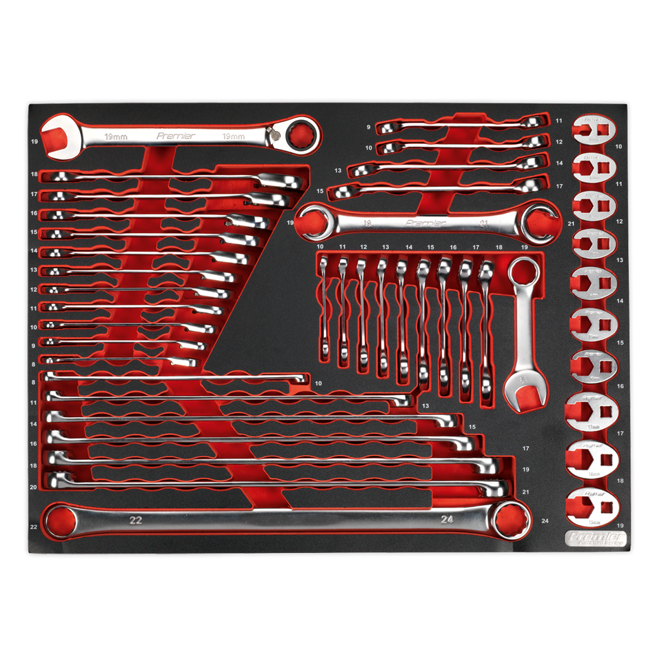 TBTP11 Premier Platinum Specialised Spanner Set with Tool Tray 44pc