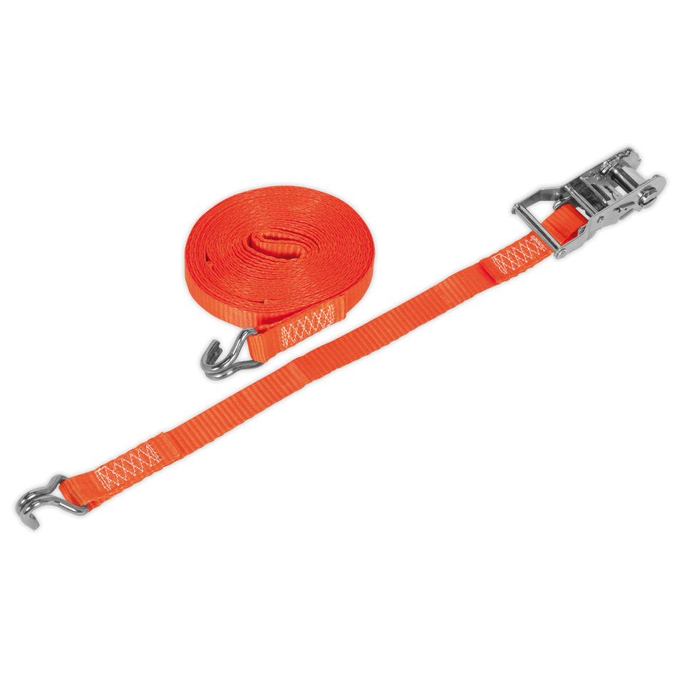 TD1506J Ratchet Strap Polyester Webbing 25mm x 6m 1500kg Breaking Strength