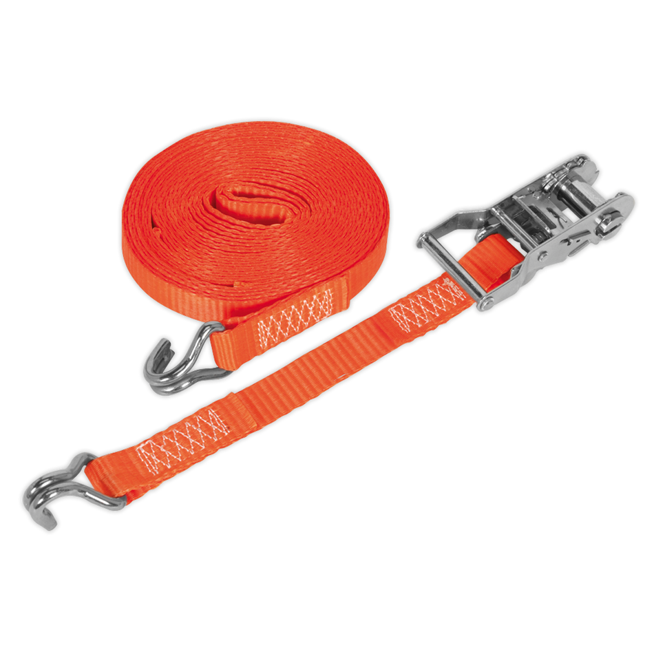 TD1510J Ratchet Strap Polyester Webbing 25mm x 10m 1500kg Breaking Strength