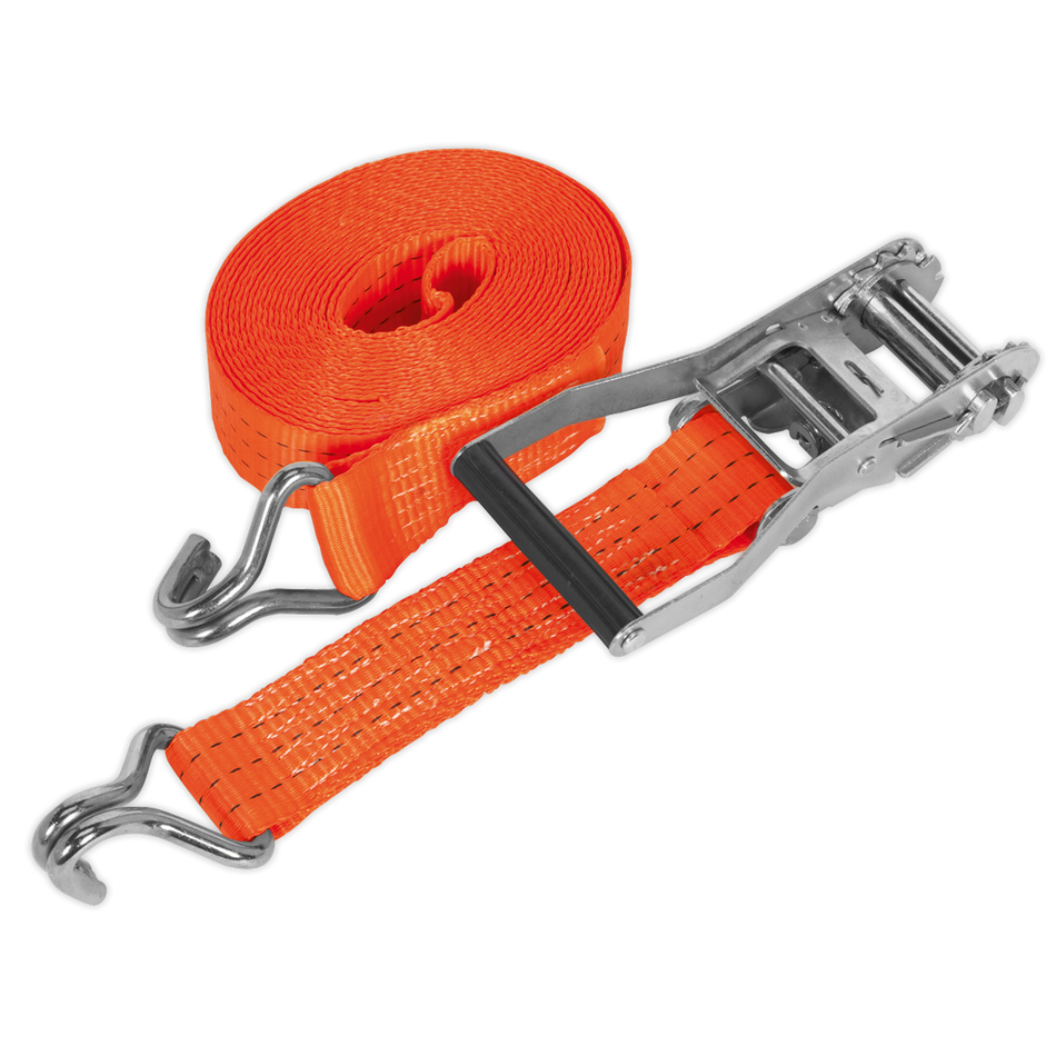 TD3008J Ratchet Strap Polyester Webbing 50mm x 8m 3000kg Breaking Strength