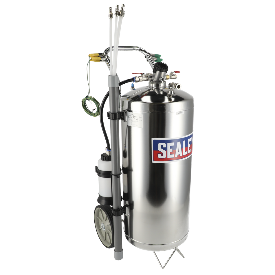 TP200S Air Operated Stainless Steel Fuel Drainer 40L