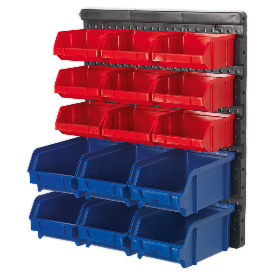 TPS1569WM Wall Mounting Bin Storage System with 15 Bins