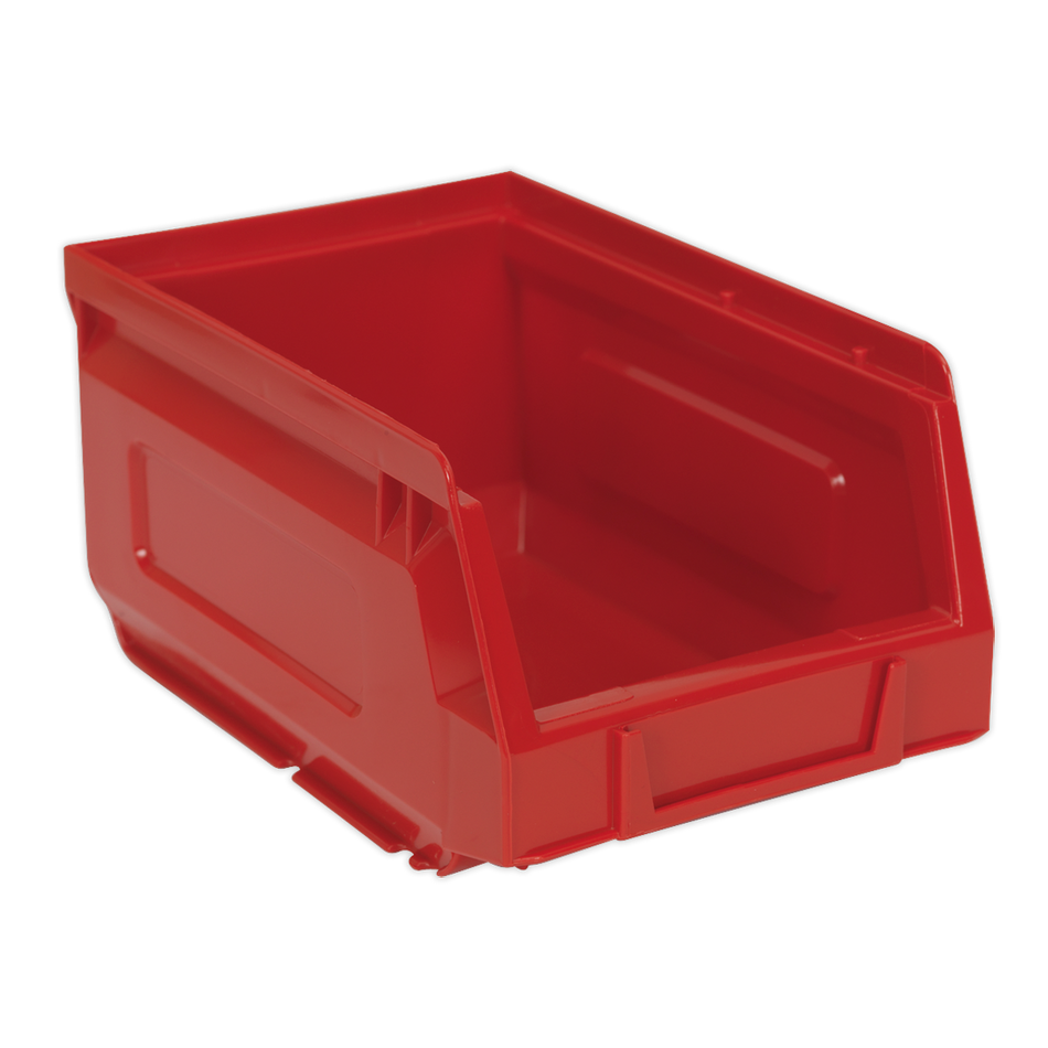 TPS224R Plastic Storage Bin 105 x 165 x 85mm Red - Pack of 24