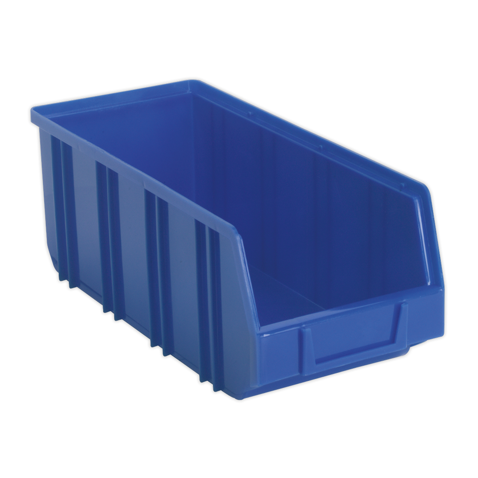 TPS3D Deep Plastic Storage Bin 145 x 335 x 125mm Blue - Pack of 16