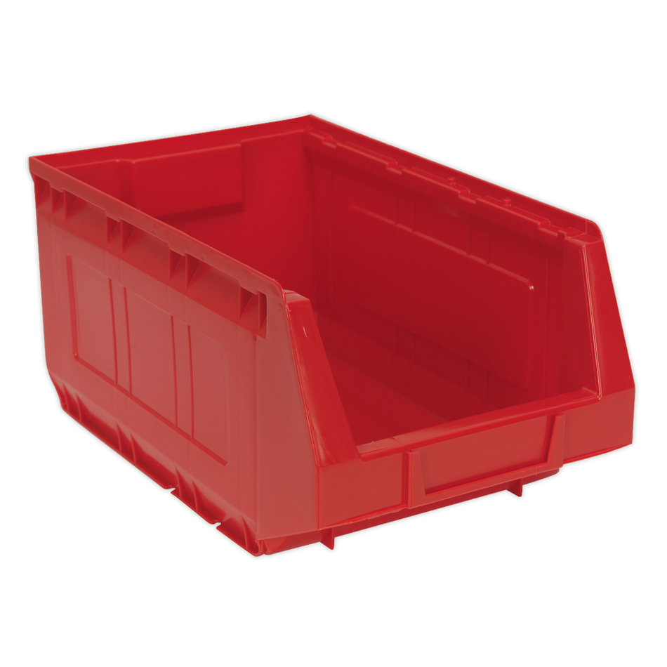 TPS412R Plastic Storage Bin 210 x 355 x 165mm Red - Pack of 12