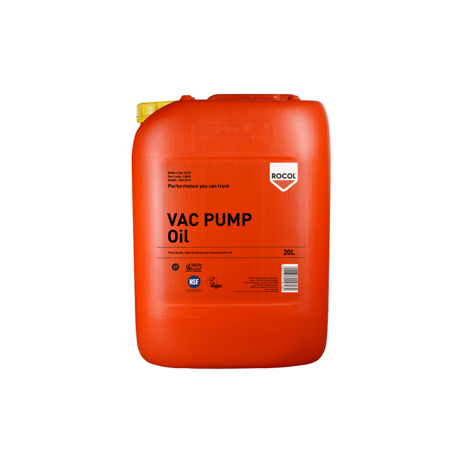 ROCOL 16805 VAC PUMP Oil 20L