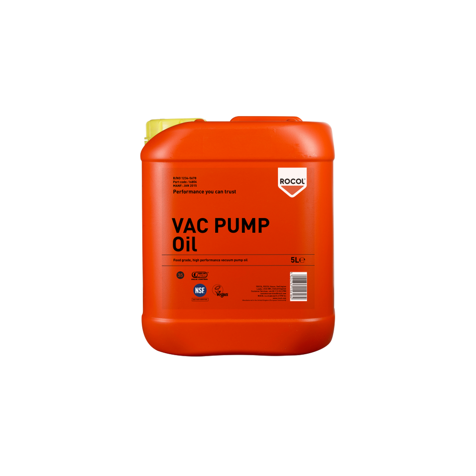 ROCOL 16806 VAC PUMP Oil 5L