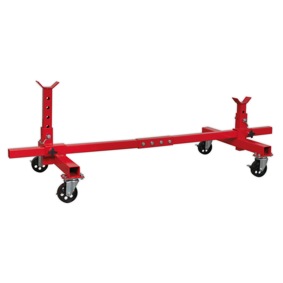 VMD001 Adjustable 2-Post Vehicle Moving Dolly 900kg Capacity