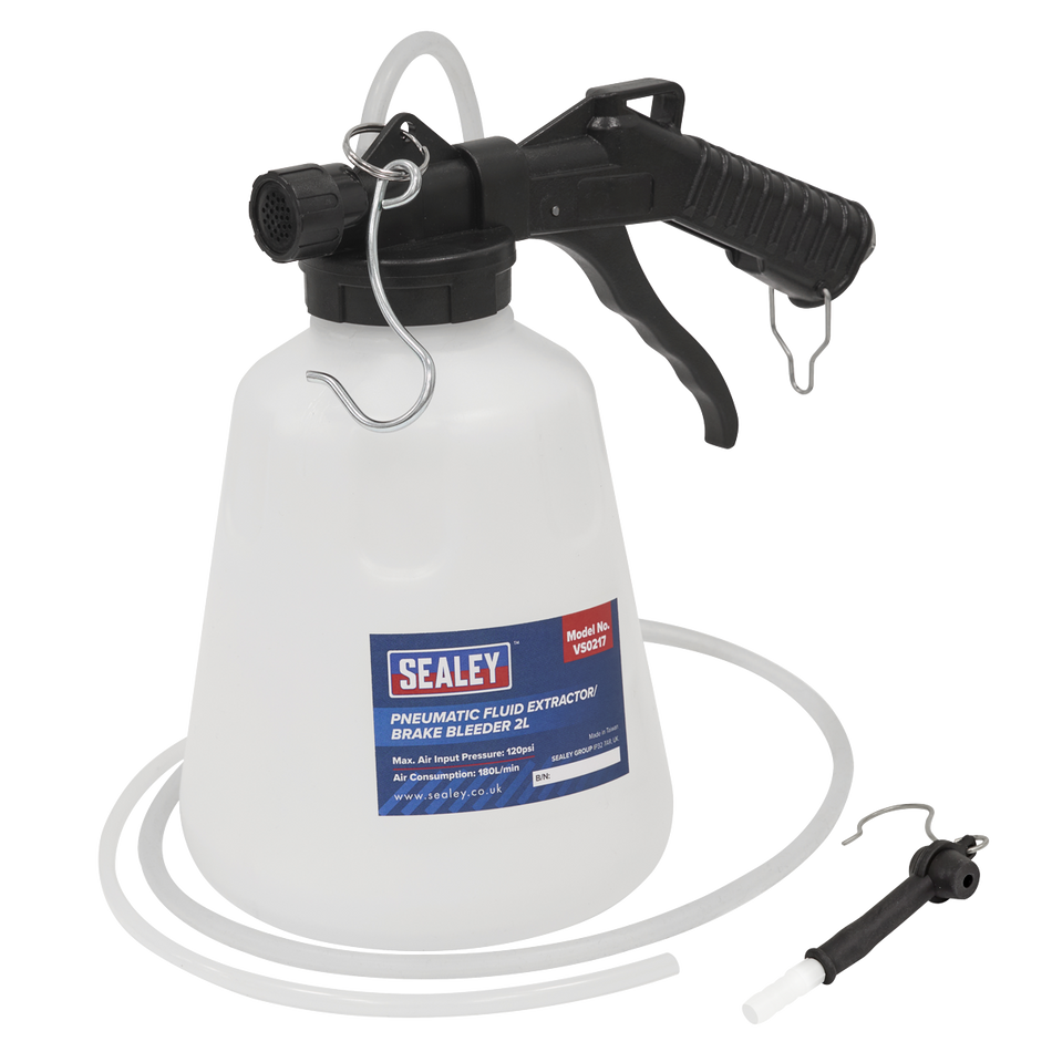 VS0217 Pneumatic Fluid Extractor/Brake Bleeder 2L