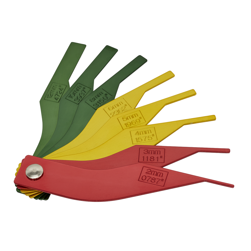 VS059 Brake Pad Thickness Gauge 8pc