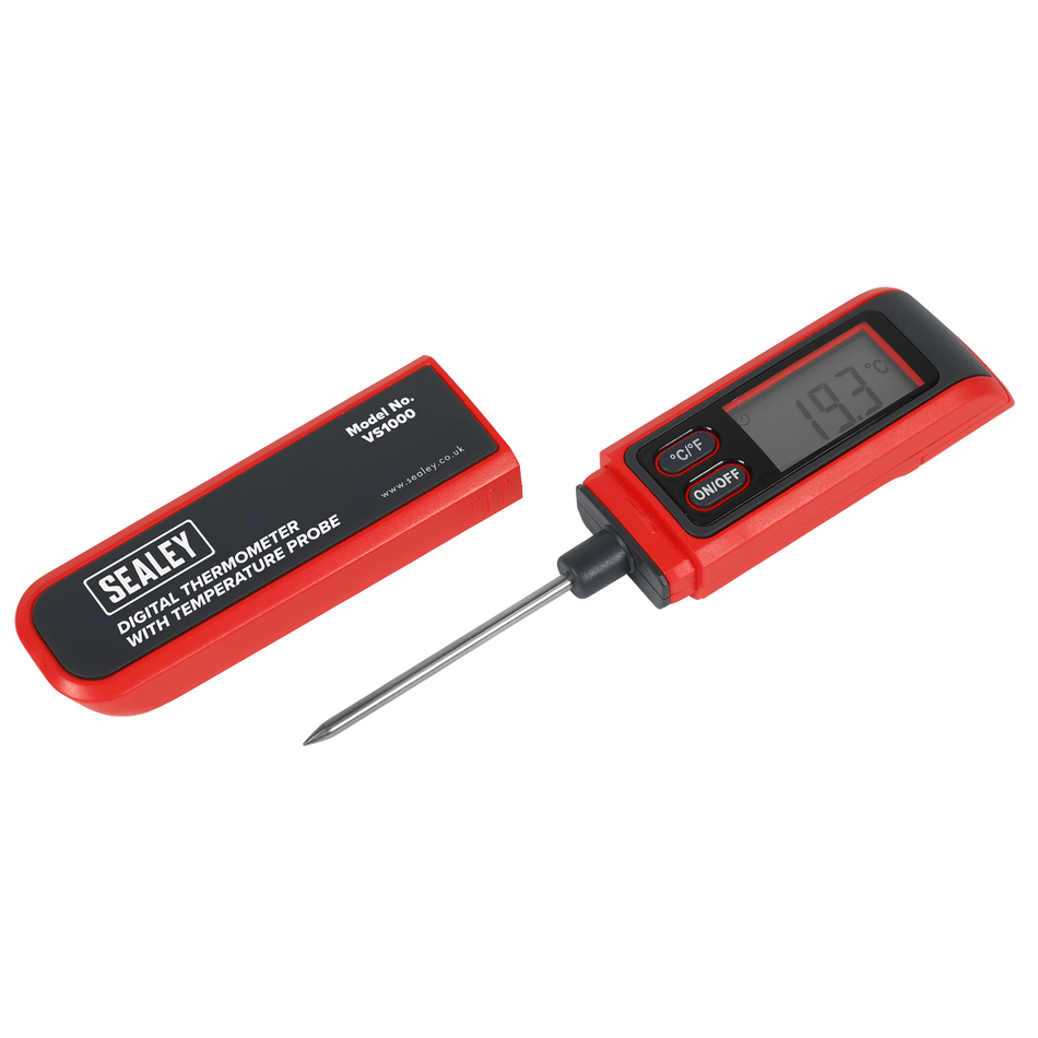 VS1000 Digital Thermometer with Temperature Probe